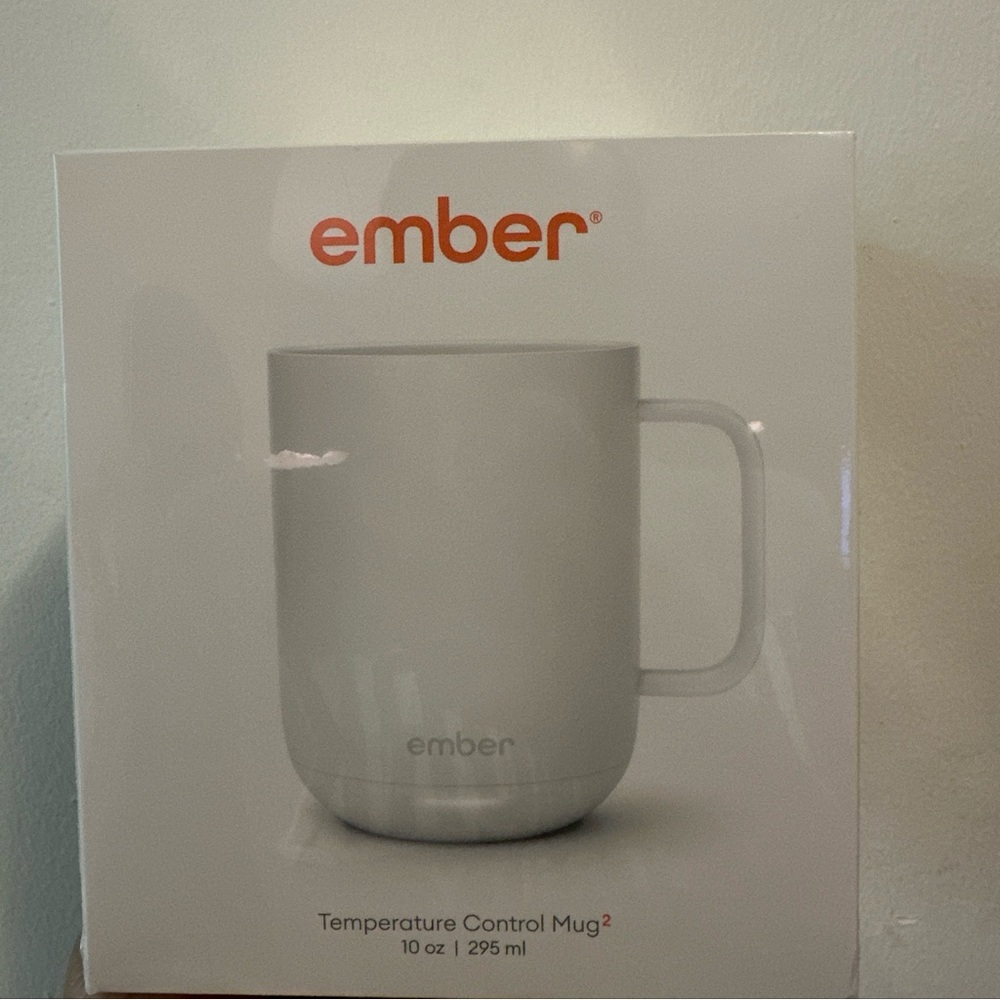 Ember Temperature Control Mug 2 (10 oz) White CM191002US - SEALED